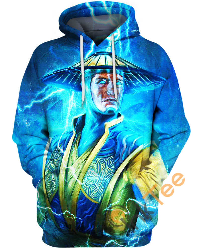 Raiden Mortal Kombat Sport All Over Print Hoodie 3D