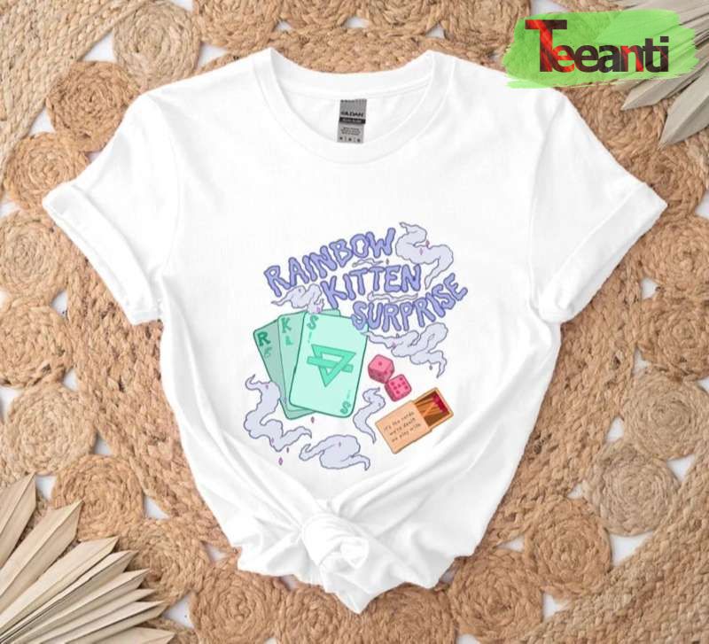 Rainbow Kitten Surprise Music Graphic T-Shirt