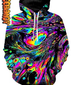 Rainbow Magma Unisex 3D Hoodie