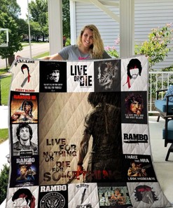 Rambo Quilt Blanket Bedding Set for Home Décor