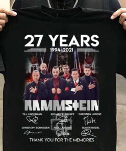 Rammstein 27 Years Signature T-Shirt