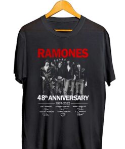 Ramones 48Th Anniversary 1974-2022 Signatures T-Shirt