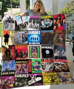 Ramones Quilt Blanket Bedding Set With Pillowcase Option