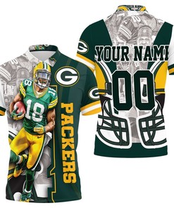Randall Cobb 18 Green Bay Packers Thanks Nfc North Winner Personalized Polo Shirt All Over Print Shirt 3d T-shirt