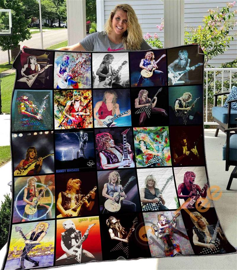 Randy Rhoads Quilt Blanket Bedding Set