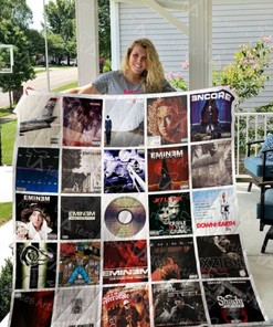 Rap Music Eminem Collection Quilt Blanket