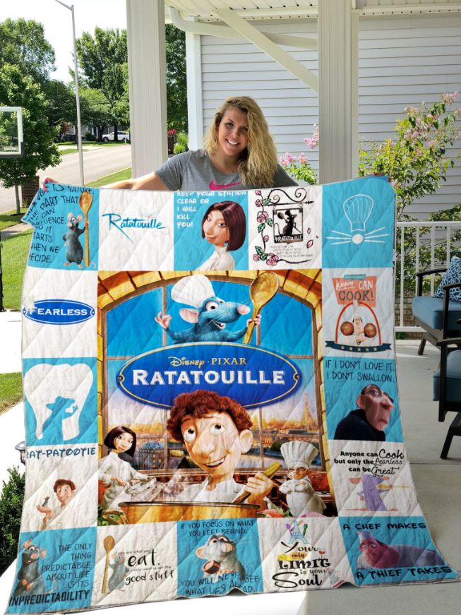 Ratatouille Quilt Blanket Bedding Set For Fans