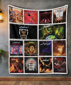 Raven Album Covers Quilt Blanket Bedding Set for Home Décor