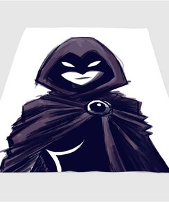 Raven Painting Dc Comics Sherpa Fleece Blanket Gifts for Family, for Couple