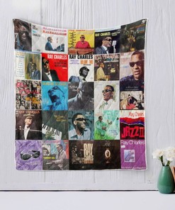Ray Charles Quilt Blanket Bedding Set for Home Décor