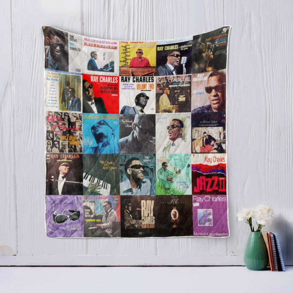 Ray Charles Quilt Blanket Bedding Set for Home Décor
