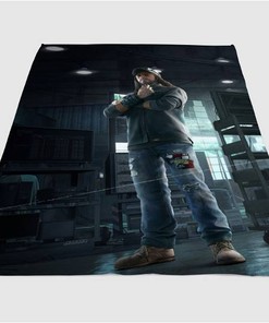 Raymond Watch Dogs Sherpa Fleece Blanket Gifts for Family, for Couple