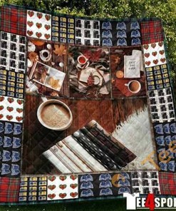 Reading Books Quilt Blanket Bedding Set