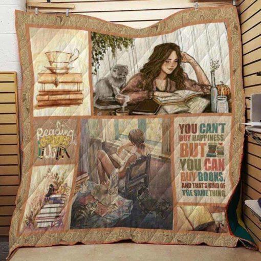 Reading Changes Us Quilt Blanket Bedding Set for Home Décor