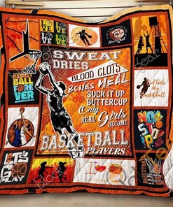 Real Girls Become Basketball Players Quilt Blanket Bedding Set