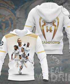 Real Madrid apparel hoodie, T-shirt, polo, zip-up hoodie, sweatshirt, sweatpant 3D