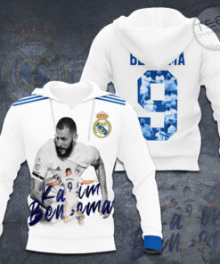 Real Madrid x Karim Benzema Hoodie, Sweatshirt, T-shirt 3D