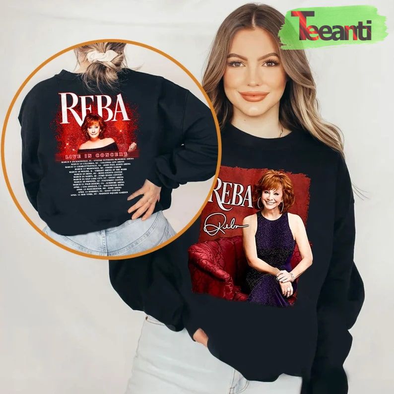 Reba Tour 2023 Fancy Music Lover Vintage 80S Favorite T-Shirt