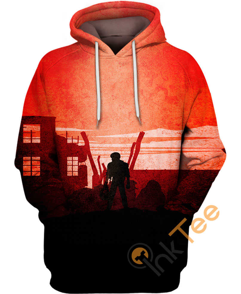 Red Battle Hoodie 3D