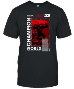Red Bull Racing 2021 Max Verstappen World Champion T-Shirt