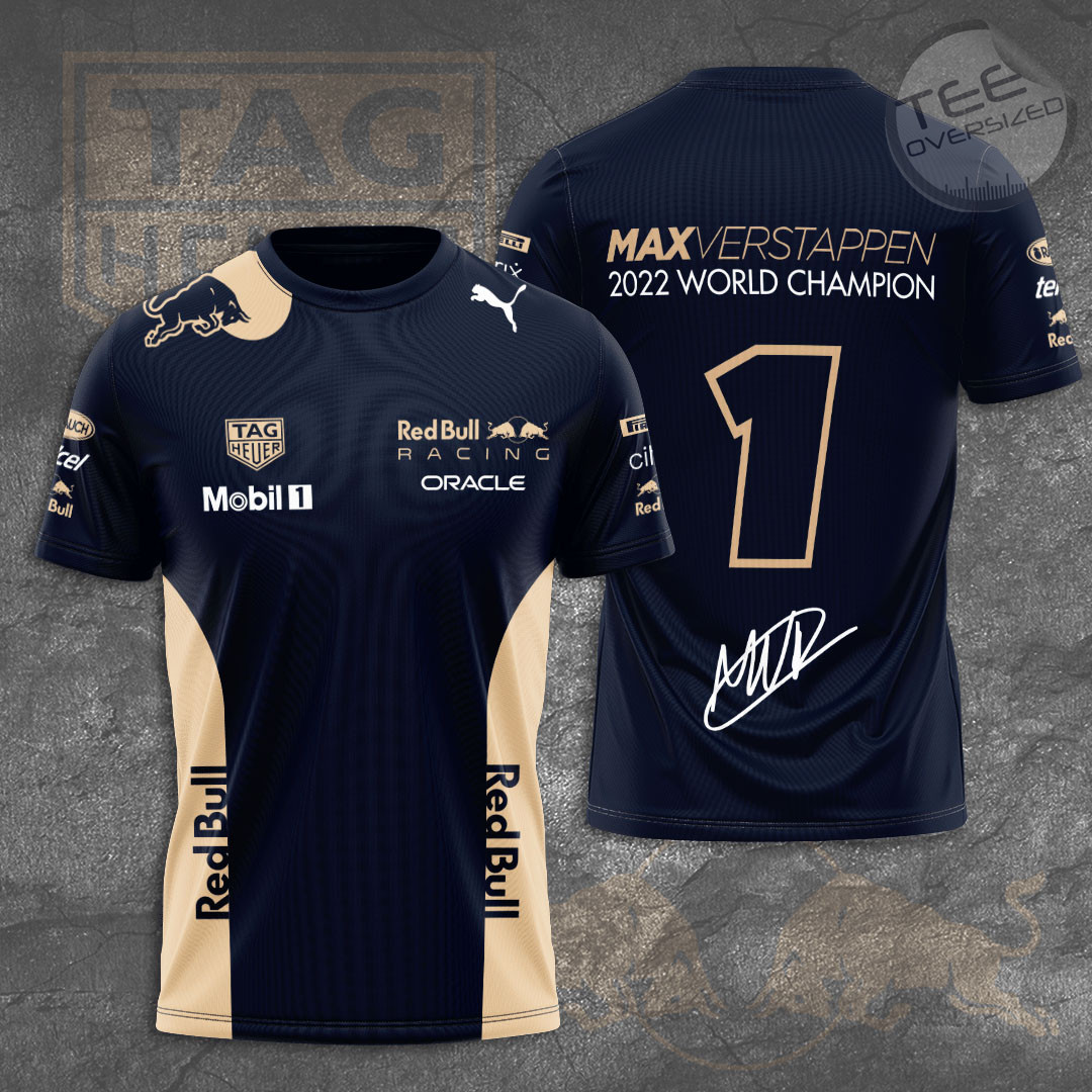 Red Bull Racing T-shirt, Hoodie, Sweatshirt 3D Max Verstappen
