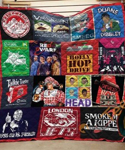 Red Dwarf Quilt Blanket Bedding Set