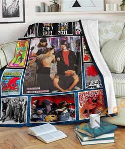 Red Hot Chili Pepper Fleece Gift Sherpa Fleece Blanket Gifts for Family, for Couple