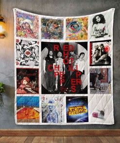 Red Hot Chili Peppers Album Covers Quilt Blanket Bedding Set