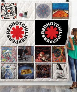 Red Hot Chili Peppers Quilt Blanket Bedding Set