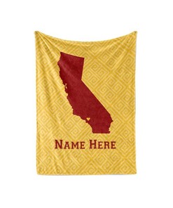 Red Poodle Personalized Custom Blanket With Your Family Or Dog's Name - Great Gifts For Dog Lovers