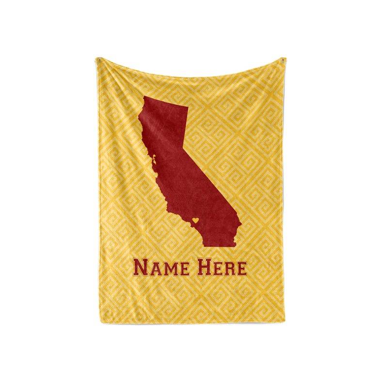 Red Poodle Personalized Custom Blanket With Your Family Or Dog's Name - Great Gifts For Dog Lovers