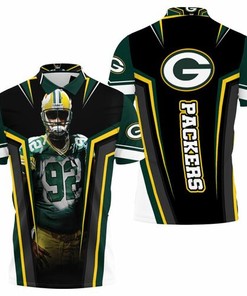 Reggie White 92 Green Bay Packers Eagles Panthers Volunteers For Fans 3D All Over Print Polo Shirt