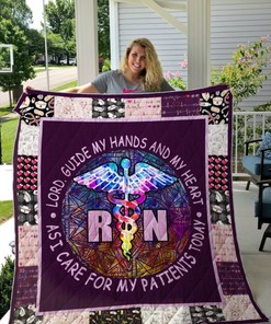 Registered Nurse Quilt Blanket Bedding Set for Home Décor