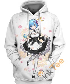 Rem Maid Hoodie 3D