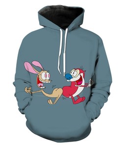 Ren And Stimpy Ren And Stimpy Hoodie 3D