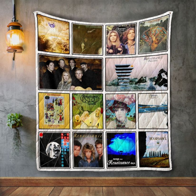 Renaissance Album Covers Quilt Blanket Bedding Set