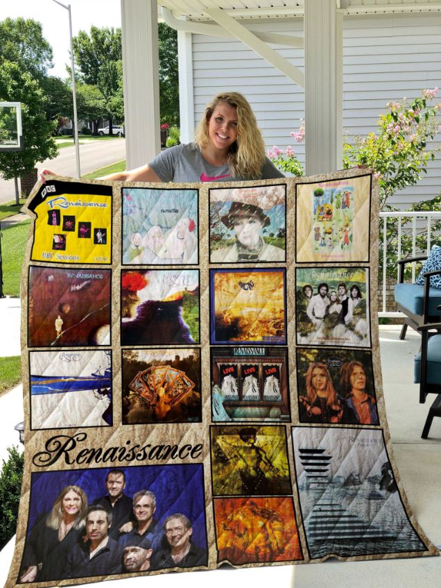 Renaissance Albums Quilt Blanket Bedding Set for Home Décor
