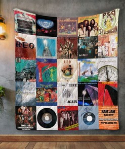 Reo Speedwagon Album Covers Quilt Blanket Bedding Set