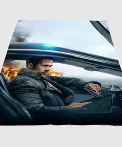 Replicant Blade Runner 2049 Sherpa Fleece Blanket Gifts for Family, for Couple