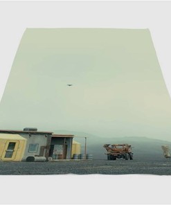 Replicant House Blade Runner 2049 Sherpa Fleece Blanket Gifts for Family, for Couple