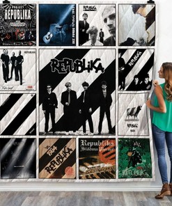 Republika Albums Quilt Blanket Bedding Set for Home Décor
