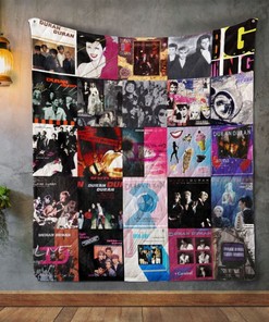 Retro Duran Duran Style Collection Quilt Blanket Bedding Set