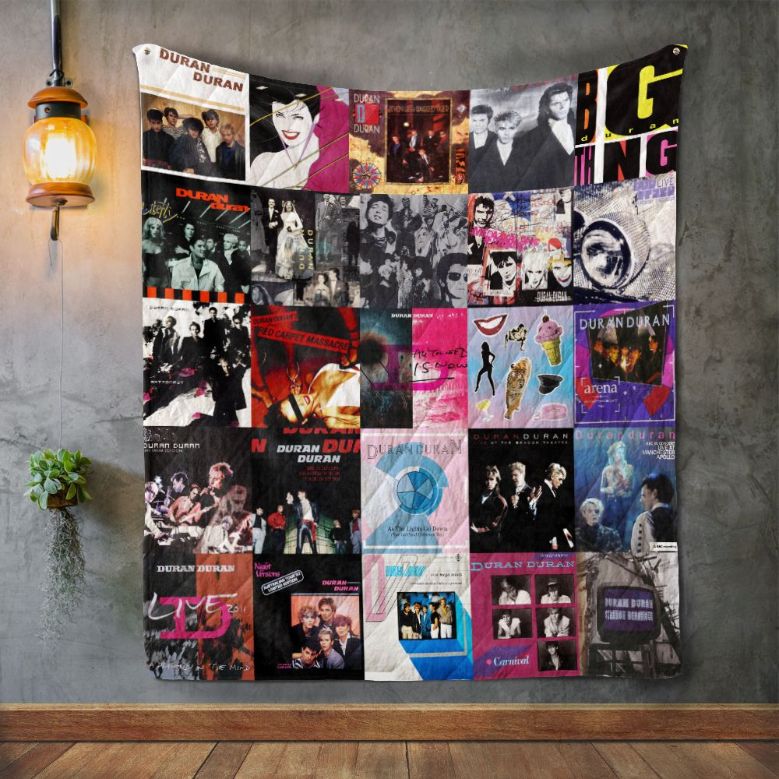 Retro Duran Duran Style Collection Quilt Blanket Bedding Set