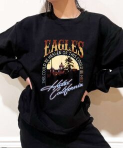Retro Eagles Hotels Art Calinias Band Music Legend Unisex T-Shirt