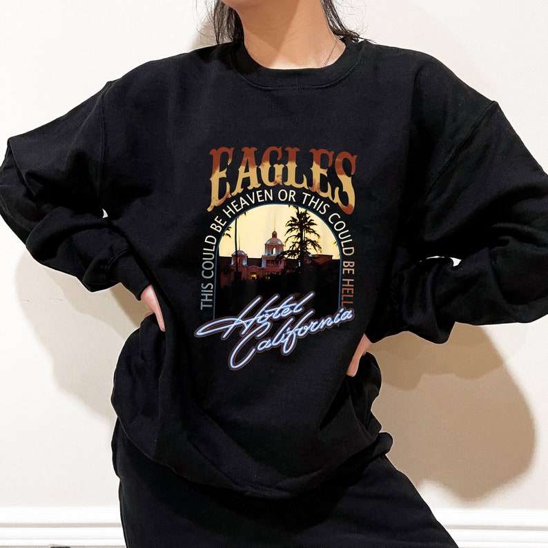 Retro Eagles Hotels Art Calinias Band Music Legend Unisex T-Shirt