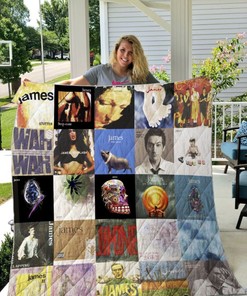 Retro James Band Quilt Blanket Bedding Set for Home Décor