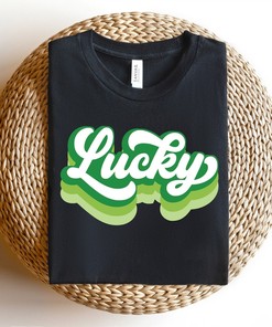 Retro Lucky Shirt, Shamrock St Patrick Days Shirt, Patricks Lucky Tee, St Patricks Day Sweatshirt, Irish Shamrock Tshirt, Vintage Boho Irish Gift