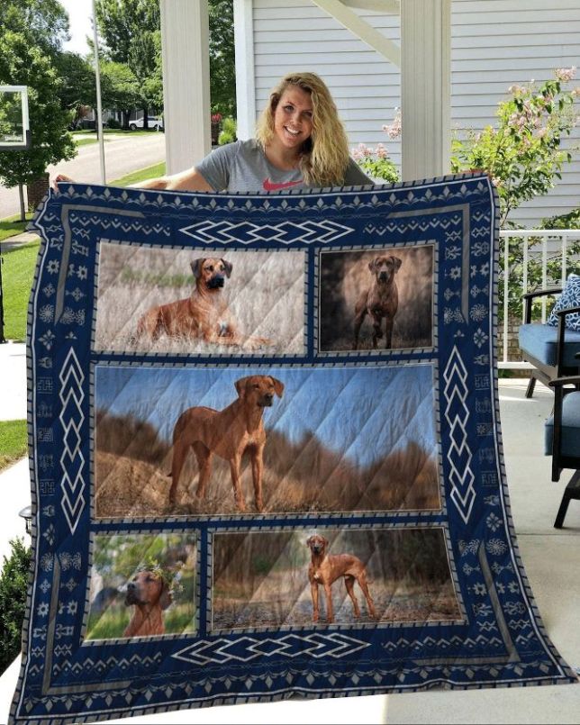 Rhodesian Ridgeback Quilt Blanket Bedding Set for Home Décor