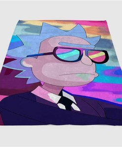 Rick And Morty Mejores Sherpa Fleece Blanket Gifts for Family, for Couple