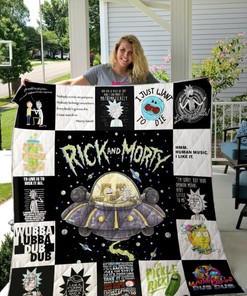Rick And Morty Quilt Blanket Bedding Set For Fans